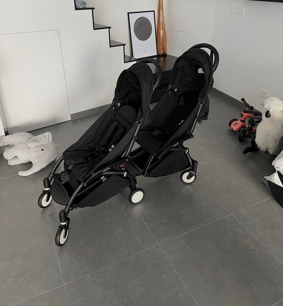 Stokke YOYO dubbele kinderwagen, Kinderen en Baby's, Kinderwagens en Combinaties, Ophalen, Zo goed als nieuw, Kinderwagen