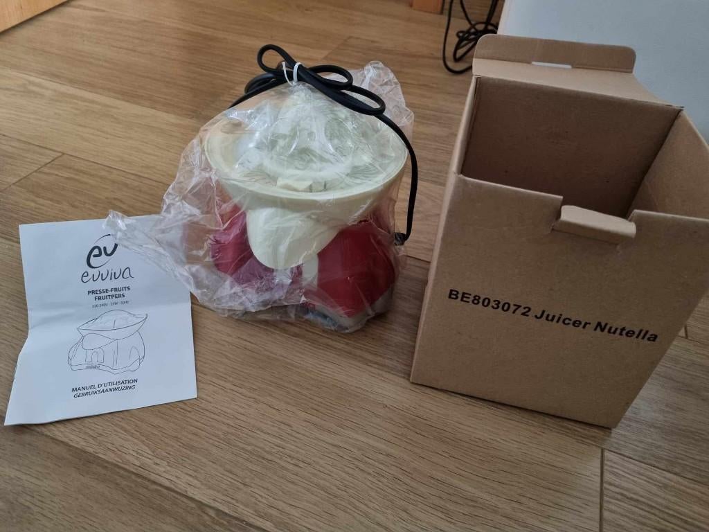 nutella fruitpers electrisch ( nieuw ), Elektronische apparatuur, Juicers, Ophalen, Nieuw, Elektrisch, Citruspers
