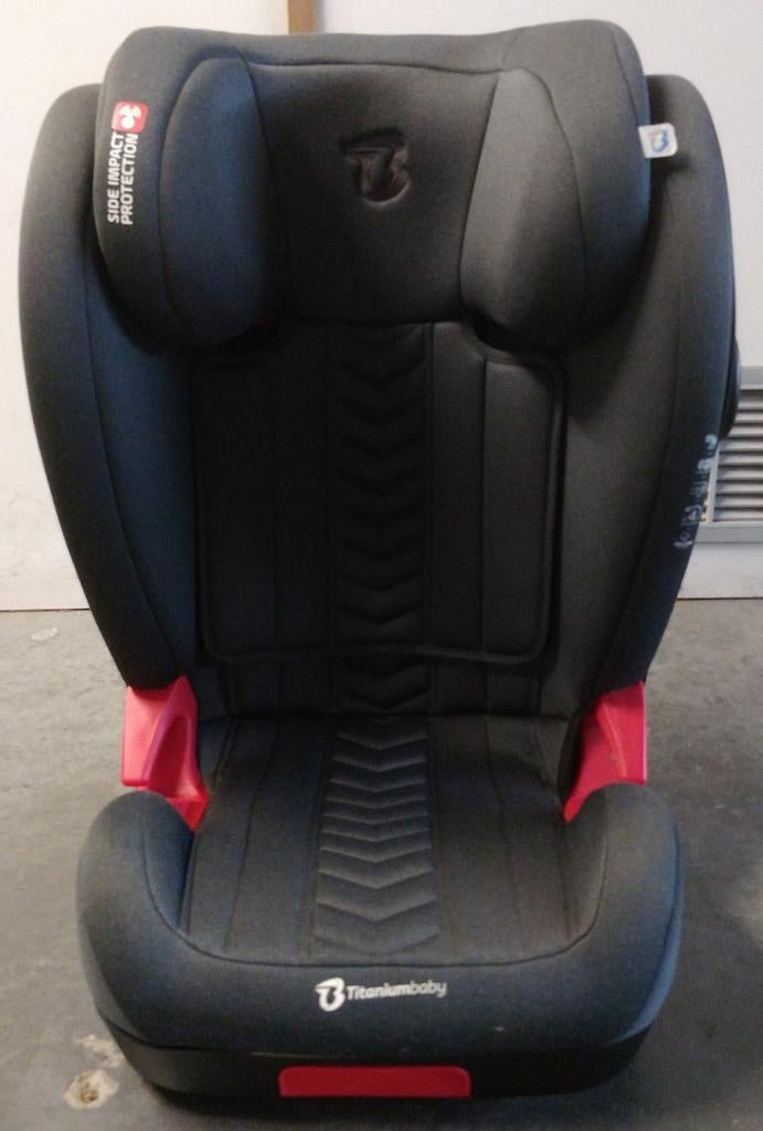 Autostoel grijs-rood Titaniumbaby I Safety group II, III, 15 t/m 36 kg, Verstelbare rugleuning, Zo goed als nieuw, Isofix