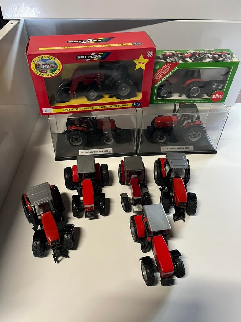 MASSEY. FERGUSON, Hobby en Vrije tijd, Modelauto's | 1:32, Ophalen of Verzenden, Nieuw