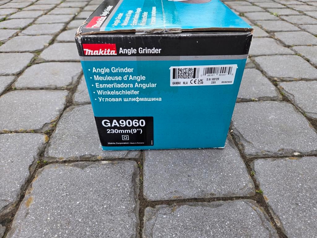 Meuleuse d'angle Makita GA9060 230 mm (9 pouces), Bricolage & Construction, Outillage | Outillage à main, Enlèvement