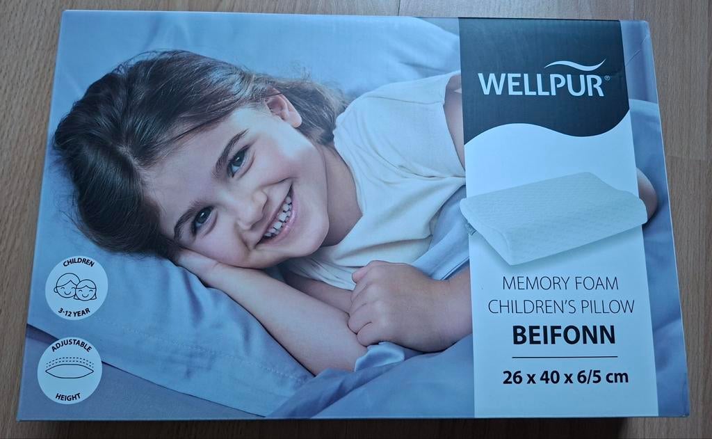 Wellpur hoofdkussen kind, Neuf, Oreiller, Garçon ou Fille, Enlèvement
