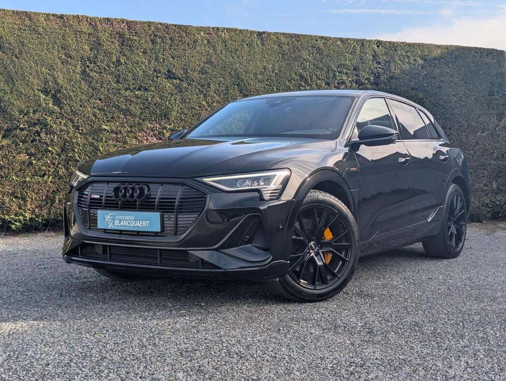 Audi Q8 e-tron (Q8) e-tron black edition - 2x s-line - trekh, Auto's, Audi, Automaat, 230 kW, Gebruikt, 313 pk