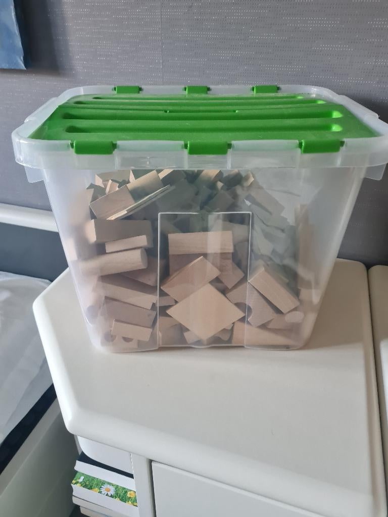 Houten blokken, Ophalen