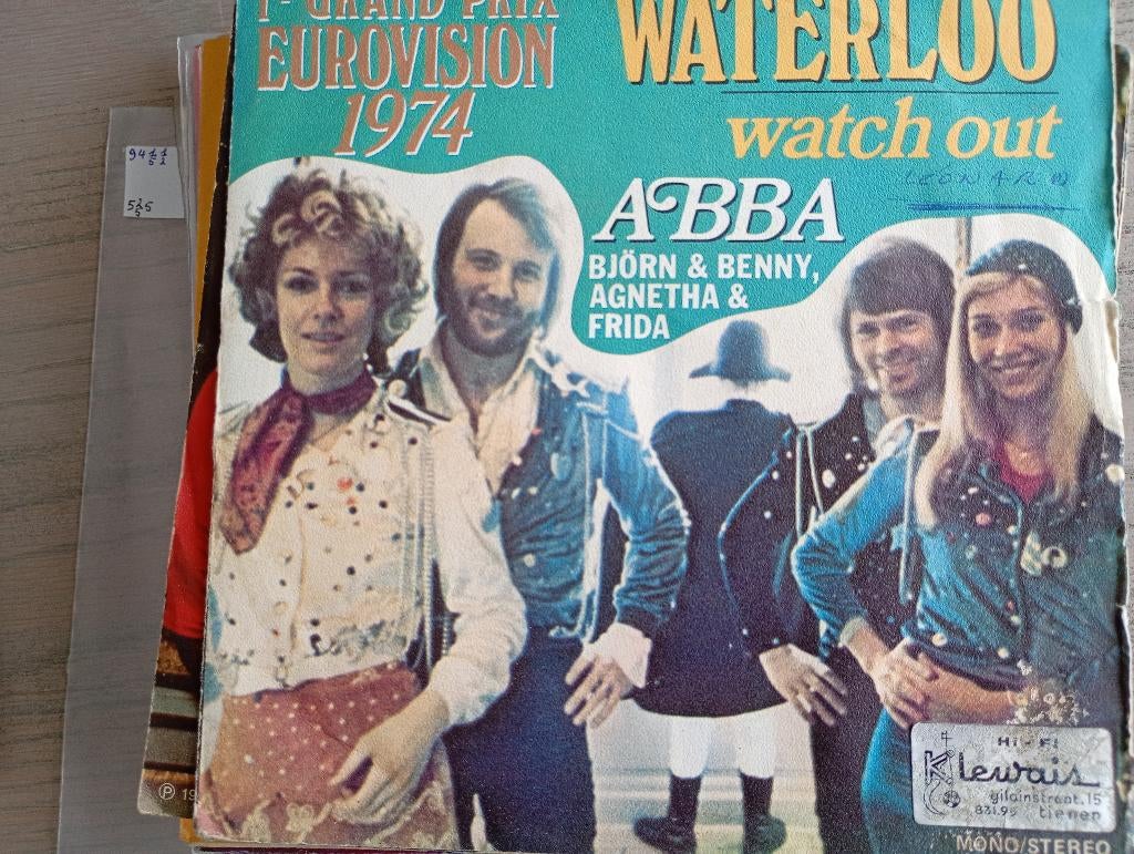 ABBA _ Waterloo, Cd's en Dvd's, Gebruikt, 7 inch, Single, Ophalen of Verzenden