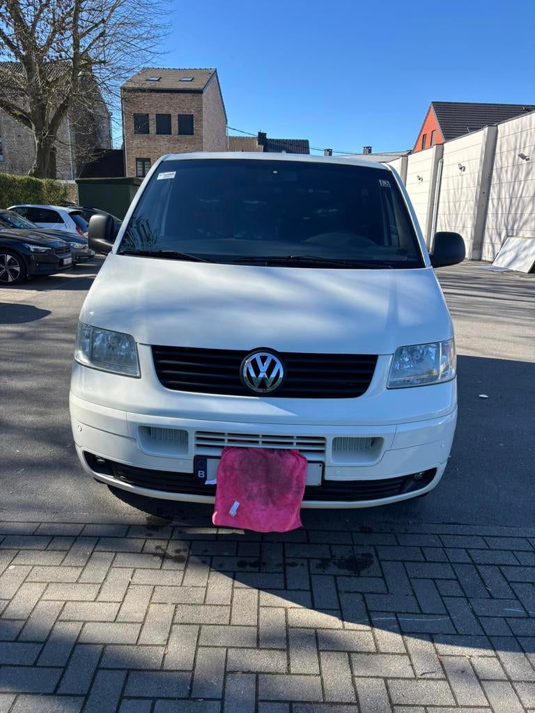 Vw transporteur t5 9 place, Autos, 4 portes, Alcantara, Noir, 62 kW
