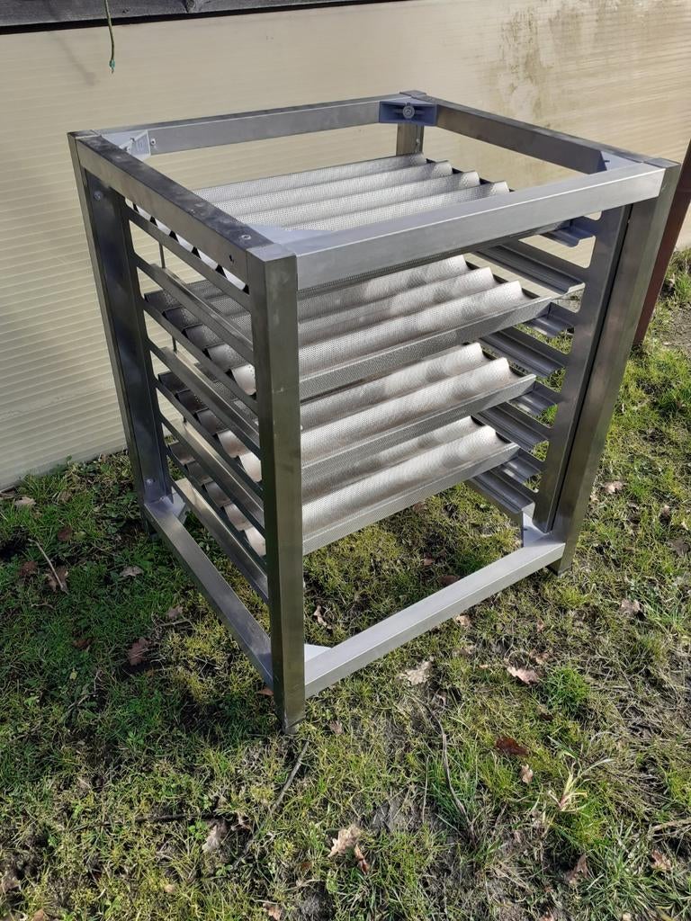 Inox broodjeslegger voor broodjeszaak., Zakelijke goederen, Ophalen, Brood en Banket