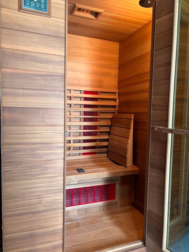 Infrarood-sauna, Sport en Fitness, Sauna, Ophalen, Zo goed als nieuw, Infrarood