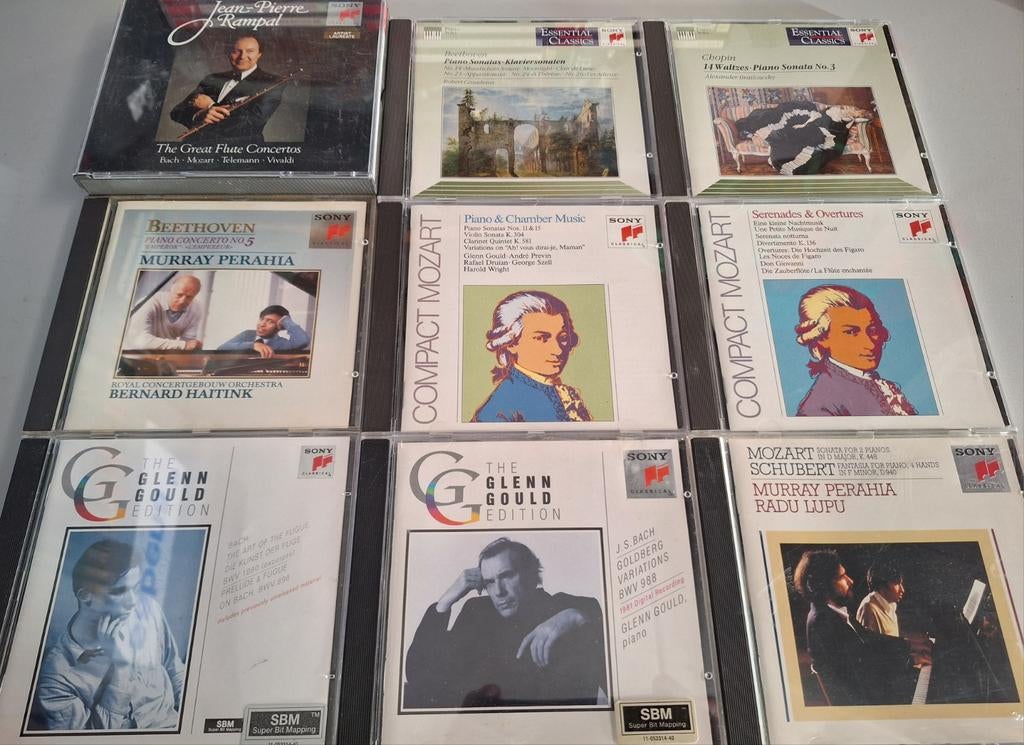 Lot 38 x Cd's van Sony Classical Collection, Cd's en Dvd's, Ophalen of Verzenden, Classicisme, Gebruikt, Kamermuziek
