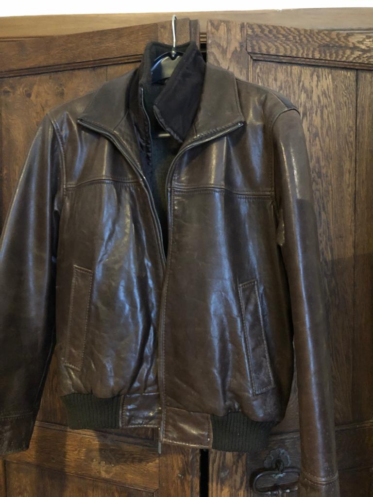 blouson cuir Pierre Cardin, Vêtements | Hommes, Pulls & Vestes, Brun, Enlèvement, Autres, Porté