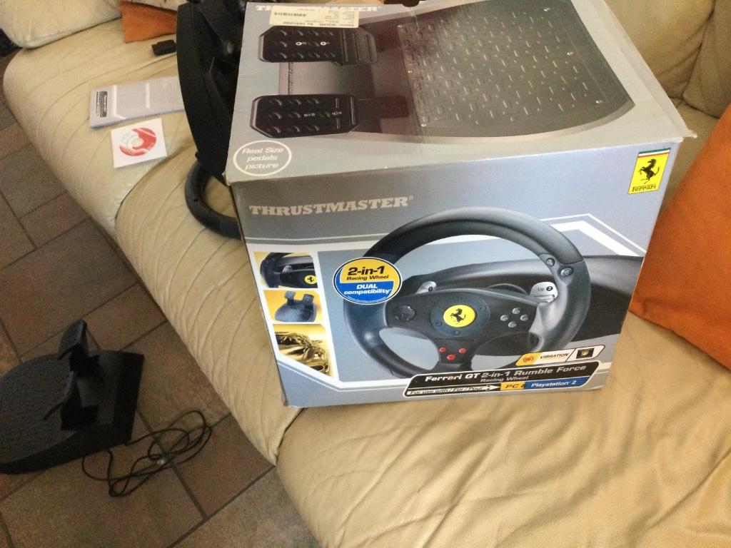 Volant PlayStation 2 Ferrari, Ophalen, Zo goed als nieuw, Stuur of Pedalen, PlayStation 2