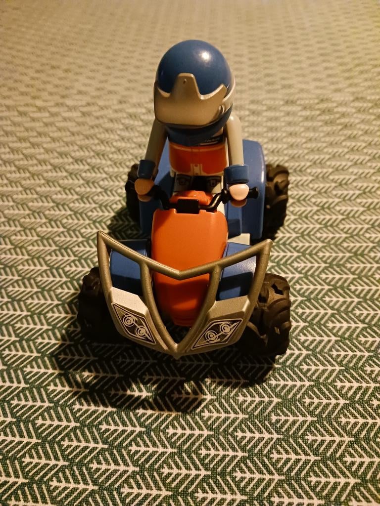 Quad Playmobil Cross avec moteur de traction., Enlèvement ou Envoi, Comme neuf