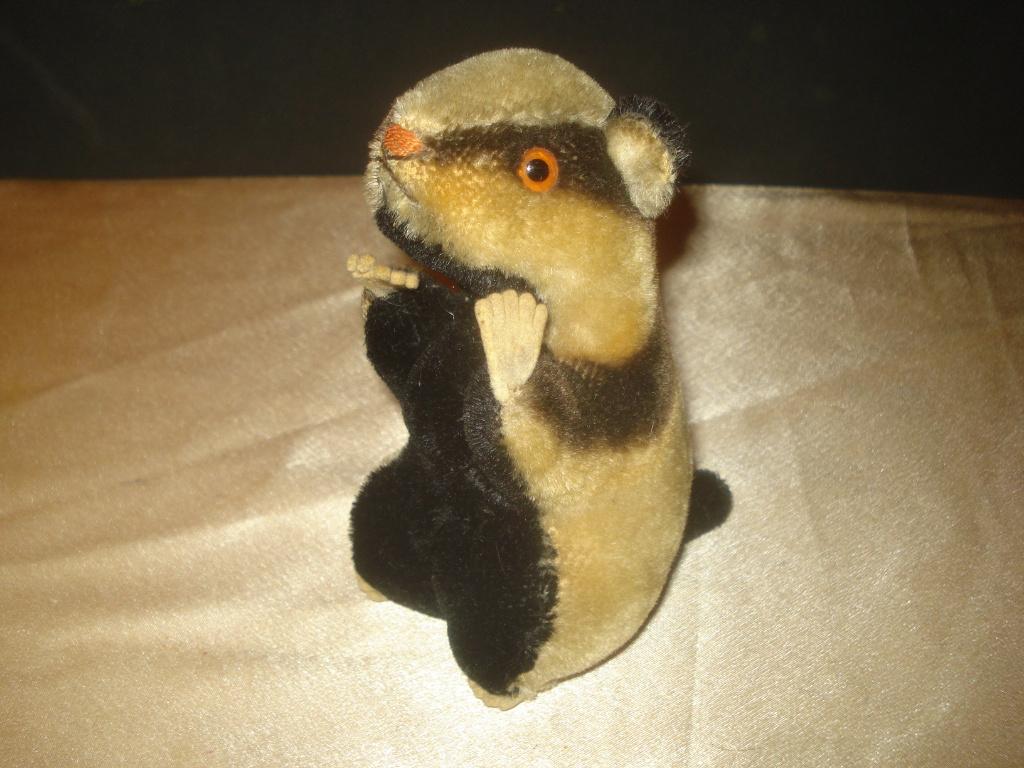 STEIFF Ancien Blaireau Diggy 15 cm Année 50-60 Très Bon Etat, Enlèvement ou Envoi, Comme neuf, Autres types, Steiff