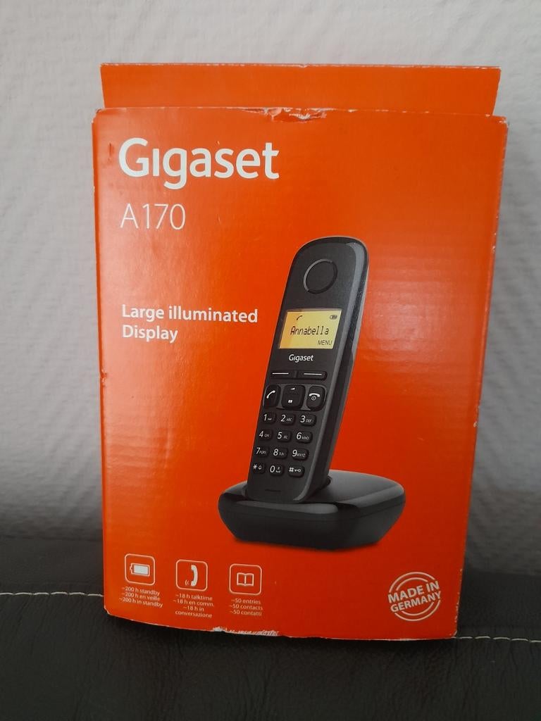 Gigaset A 170 draadloze telefoon, Telecommunicatie, Vaste telefoons | Handsets en Draadloos, Ophalen of Verzenden, Zo goed als nieuw