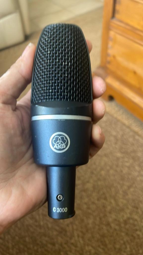 AKG C3000 condensatormicrofoon, Ophalen of Verzenden, Gebruikt, Studiomicrofoon