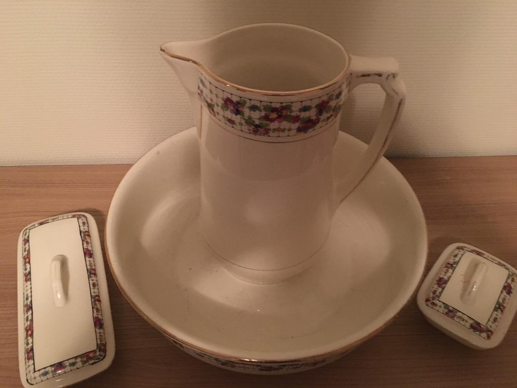 antiek lampetset, Antiek en Kunst, Ophalen of Verzenden