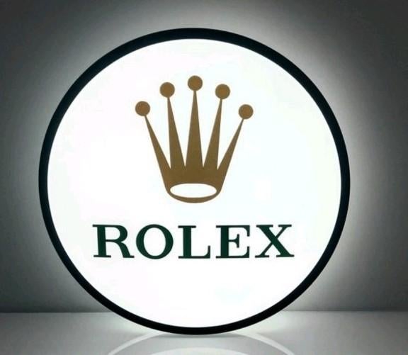 Lichtbord Rolex, Verzamelen, Merken en Reclamevoorwerpen, Ophalen of Verzenden