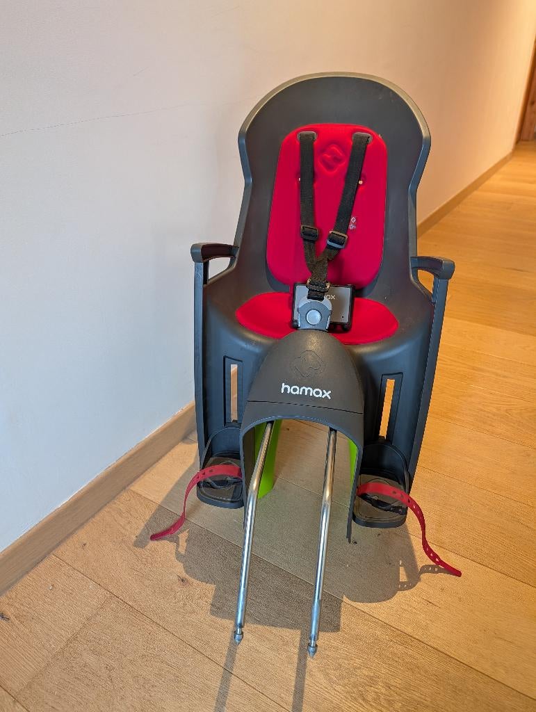 PORTE-BÉBÉ HAMAX BUDDY en excellent état, Vélos & Vélomoteurs, Repose-pieds, Enlèvement, Utilisé, Hamax
