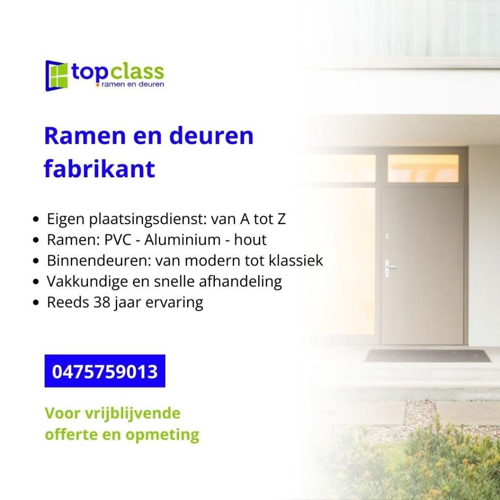 ramen op maat gemaakt levering binnen de 21dagen, Glas, Schuifdeur, Nieuw, Ophalen of Verzenden