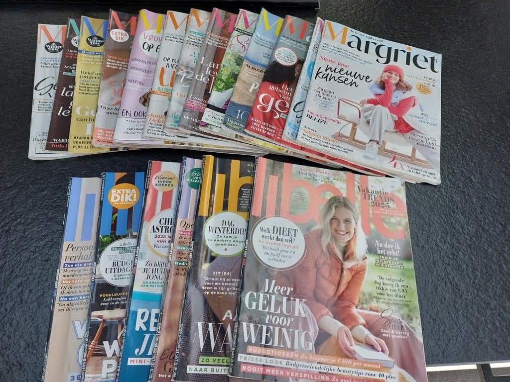 Libelle en margriet/tijdschriften, Boeken, Tijdschriften en Kranten, Ophalen of Verzenden