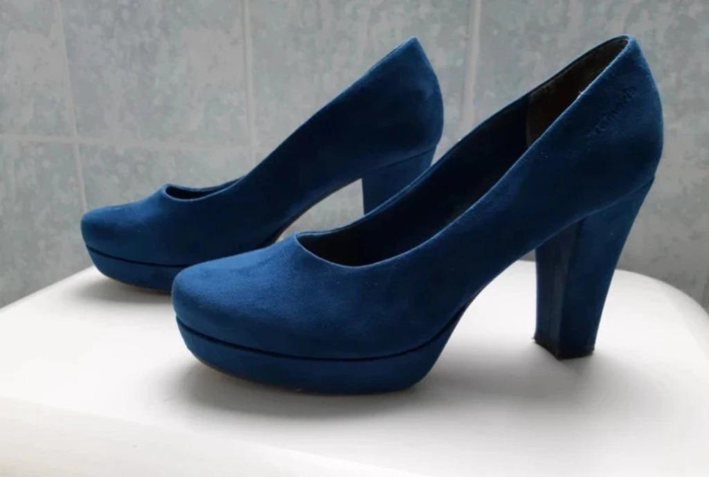 Pumps Tamaris 38, Tamaris, Escarpins, Enlèvement, Bleu
