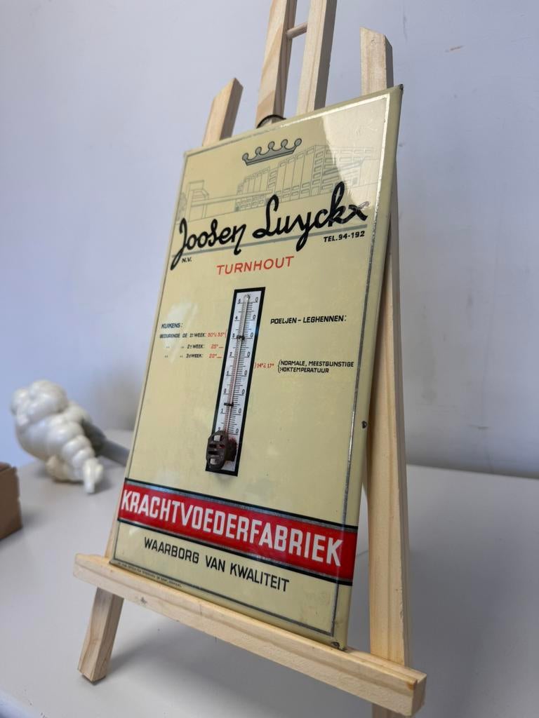 Joosen Tunrhout oude reclame, Ophalen of Verzenden, Gebruikt, Reclamebord