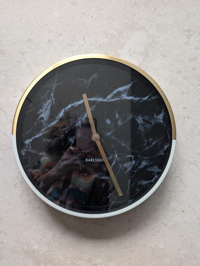 Karlsson Wandklok, Huis en Inrichting, Ophalen of Verzenden, Zo goed als nieuw, Analoog, Wandklok