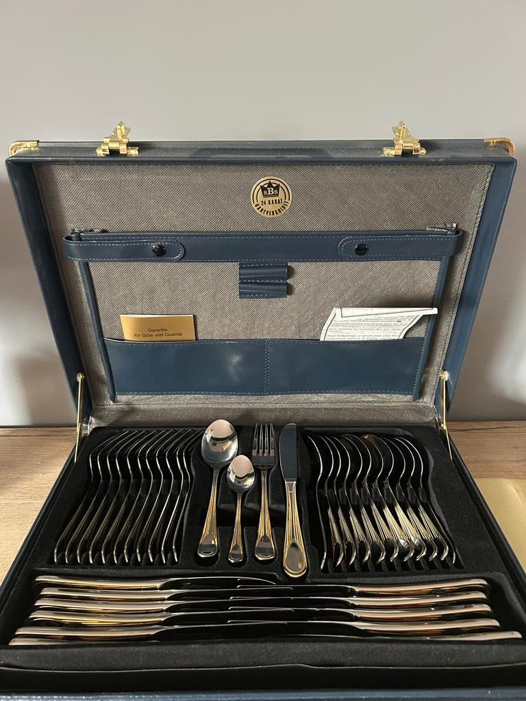 SBS 24karat bestekkoffer, Envoi