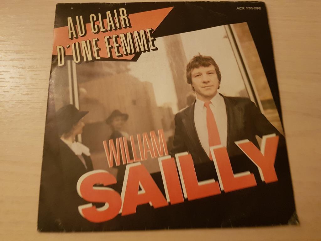 disque vinyl 45 tours william sailly au clair d'une femme, Enlèvement ou Envoi, Comme neuf