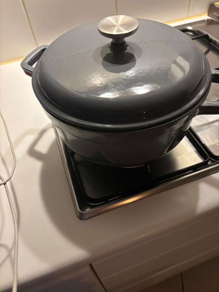 Gietijzer kookpot, Ophalen, Zo goed als nieuw, Gietijzer