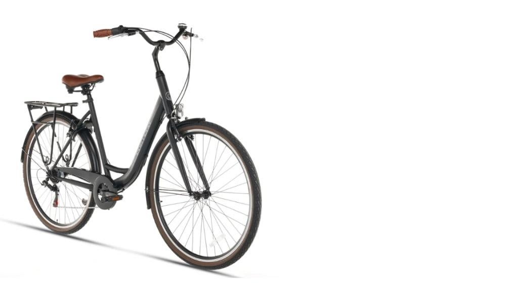 DAMESFIETS ZWART, Fietsen en Brommers, Ophalen, Gebruikt