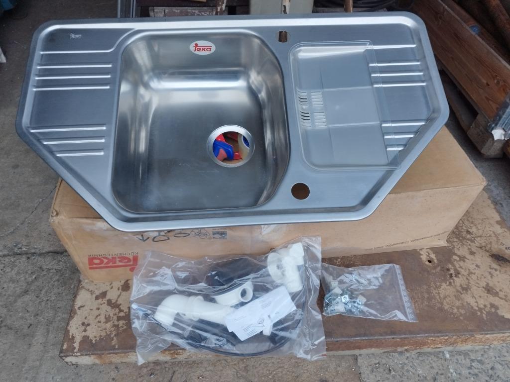 Évier Teka 88,4 x50,4 cm - INOX - Nouveau !, Gris, Moins de 100 cm, Comme neuf, 50 à 100 cm