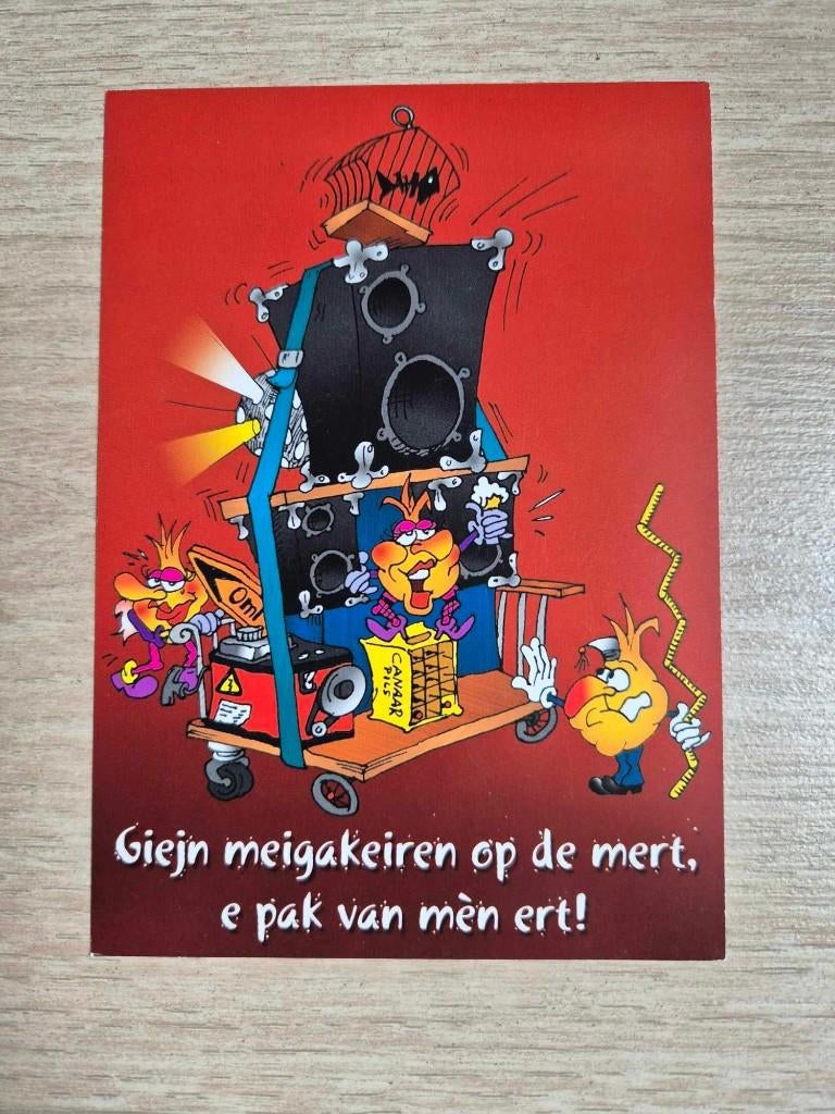 Postkaart Preventiecampagne Aalst Carnaval, Ophalen of Verzenden