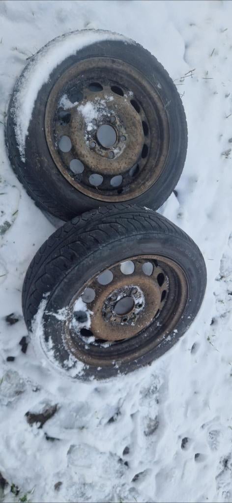 Pneux hivert avec jante bmw, Pneus et Jantes, Pneus hiver, Enlèvement ou Envoi, 16 pouces