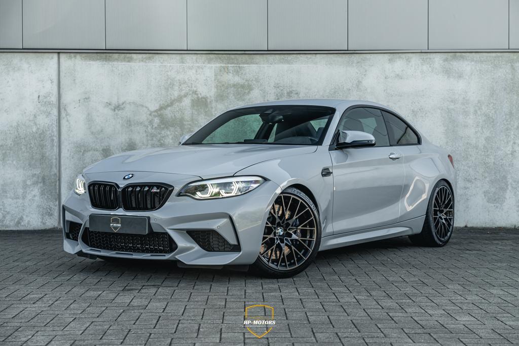 Bmw M2 compétition - 33458 km, Autos, BMW, Cuir, Argent ou Gris, Euro 6, Entreprise