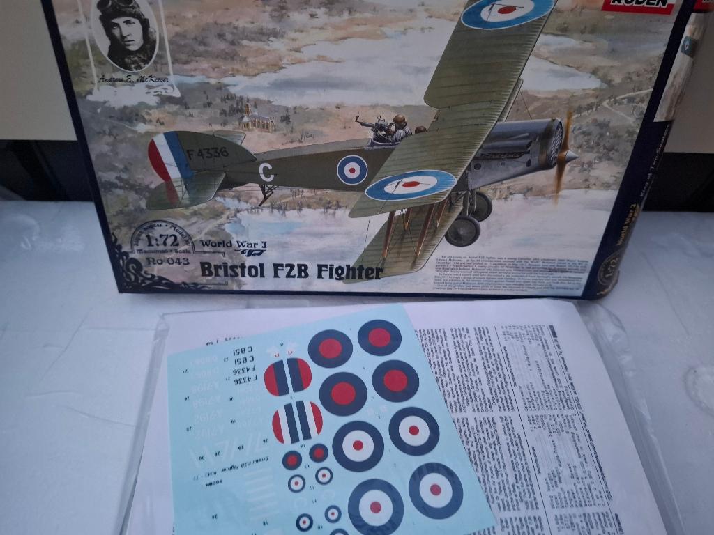 RODEN BRISTOL F.2B FIGHTER 1918 1/72 Ro 043 Nieuwstaat, Ophalen of Verzenden, Vliegtuig