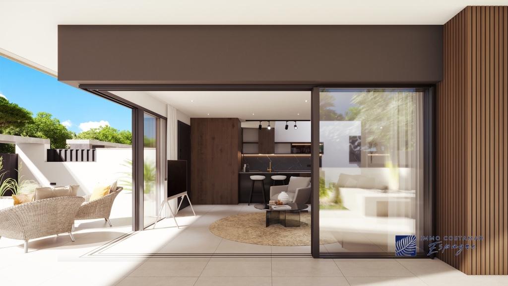 maison neuve et bungalow a vendre en espagne, Pilar de la horadada, Woonhuis, 2 kamers, Stad