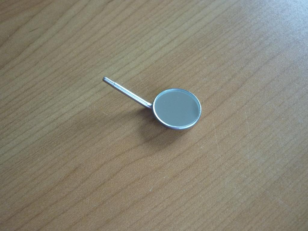 Tandheelkundige spiegel mondspiegel opzetstuk hoofd v Actual, Ophalen of Verzenden