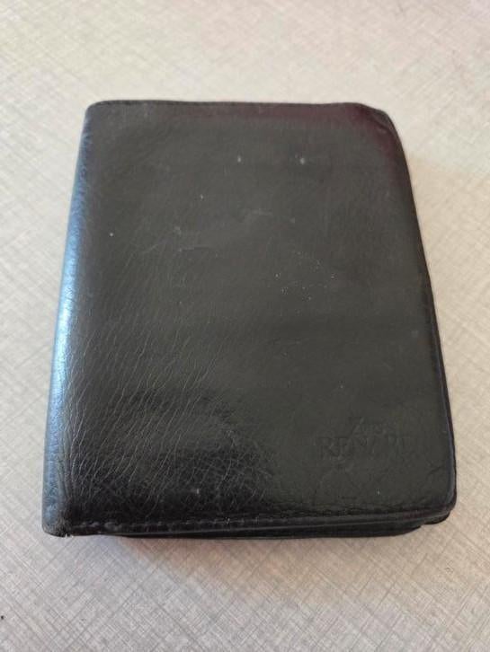 Portefeuille en cuir Renard, Enlèvement ou Envoi, Comme neuf, Noir, Cuir