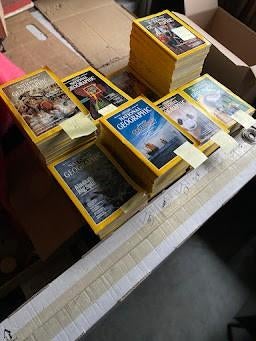 magazines National Geographic 1990-1980, Boeken, Ophalen, Gelezen, Diverse auteurs