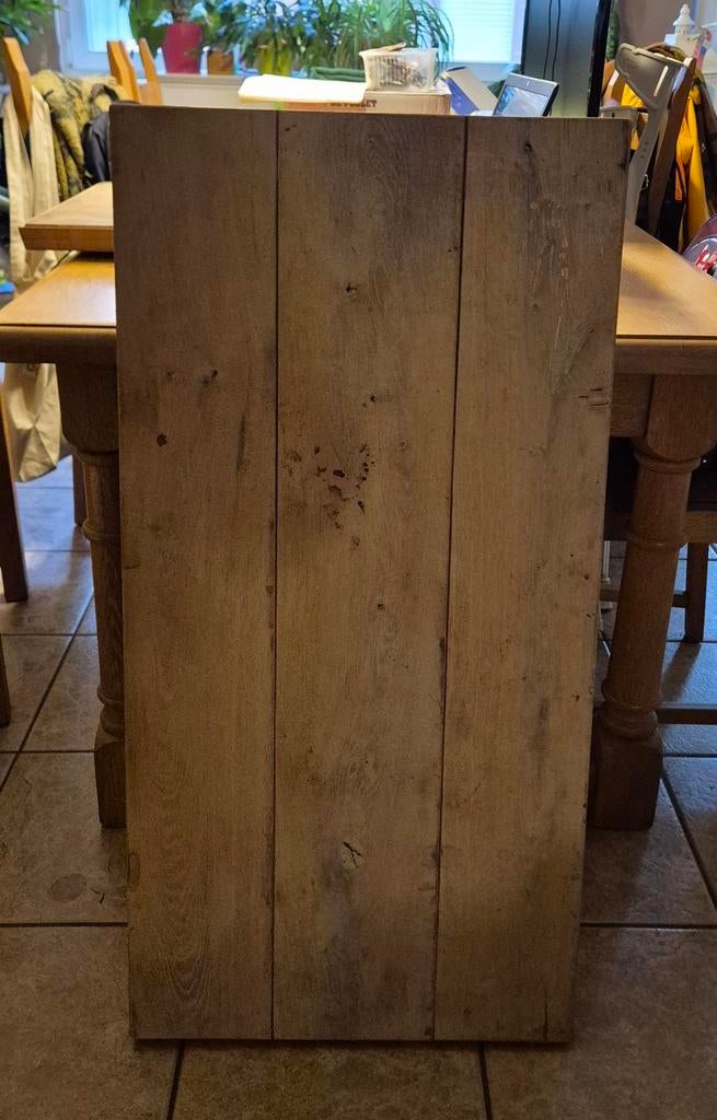 Heel groot hakblok serveerplank aanrecht., Ophalen, Gebruikt