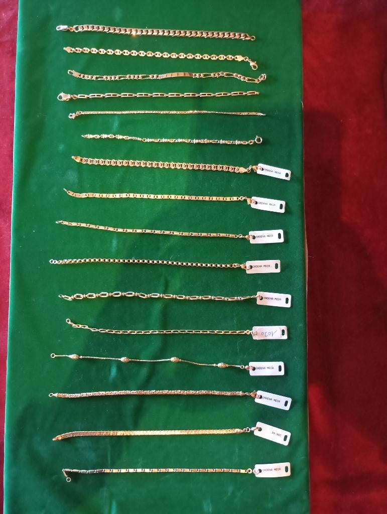 Gourmette plaqué or, Bijoux, Sacs & Beauté, Enlèvement, Neuf, Or, Or