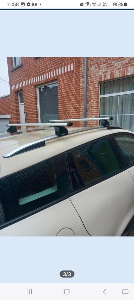 Barre de toit pour renault, Enlèvement, Comme neuf