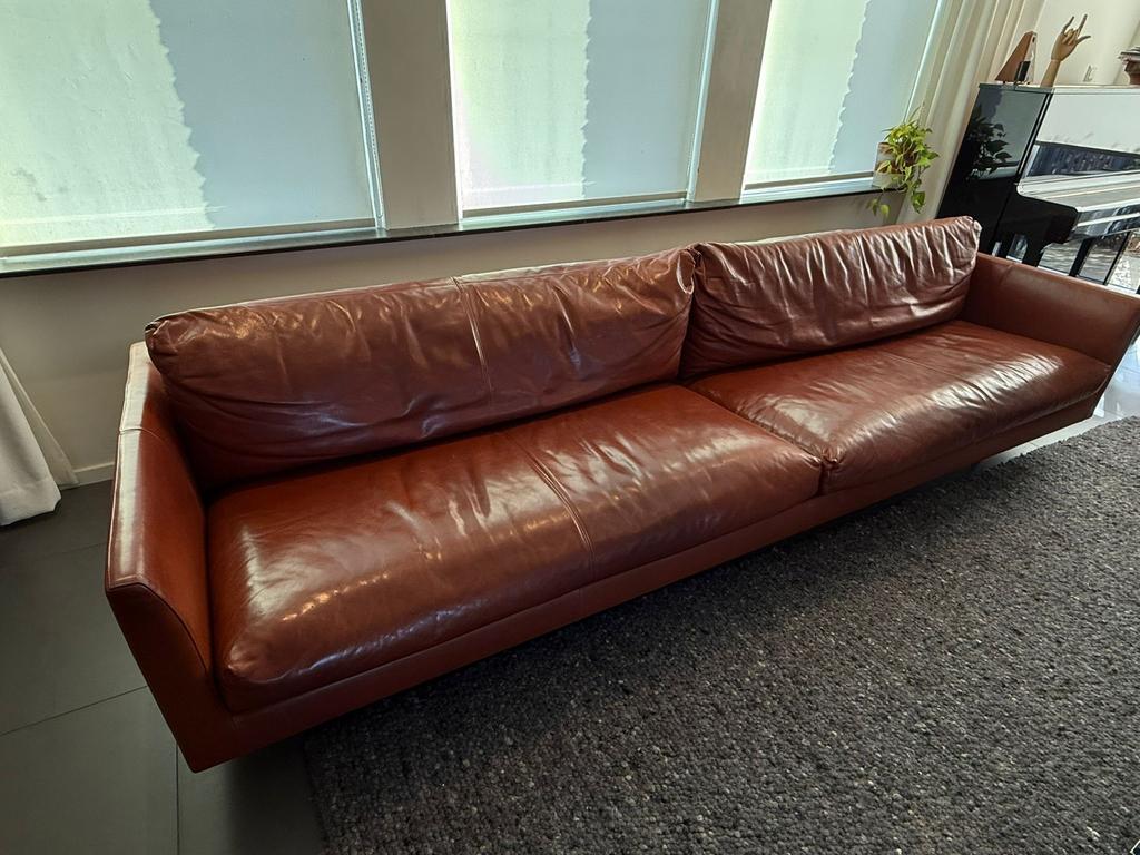 Montis Axel leren bank, Ophalen, Gebruikt, Leer, Rechte bank