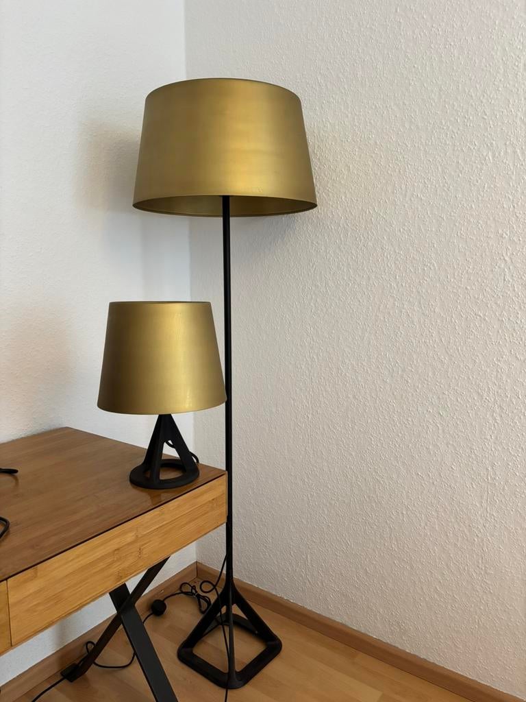 Lampadaire et lampe de bureau TOM DIXON, Maison & Meubles, Enlèvement, Utilisé, Métal, 150 à 200 cm