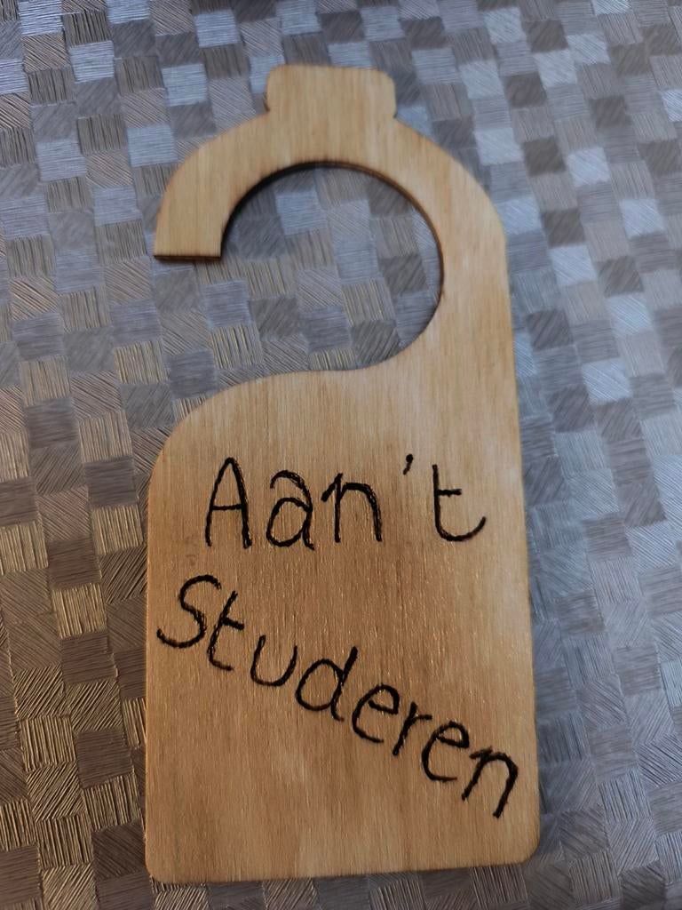 Deurhanger grappige tekst, Ophalen of Verzenden