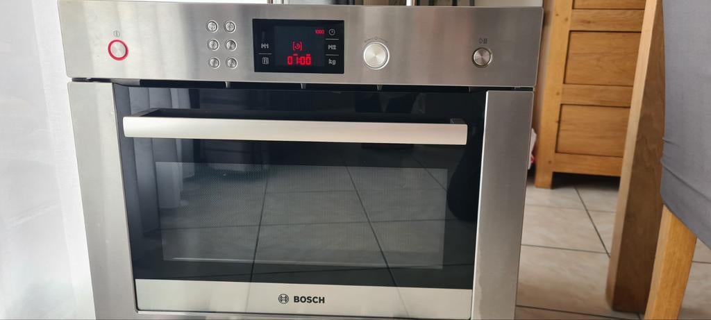 Micro ondes BOSCH intégré de 45cm de hauteur, Encastré, Comme neuf, Enlèvement, 45 à 60 cm