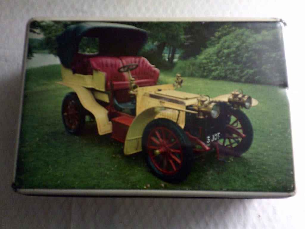 Vintage blik oldtimer, Verzamelen, Blikken, Ophalen of Verzenden, Gebruikt, Overige, Overige merken