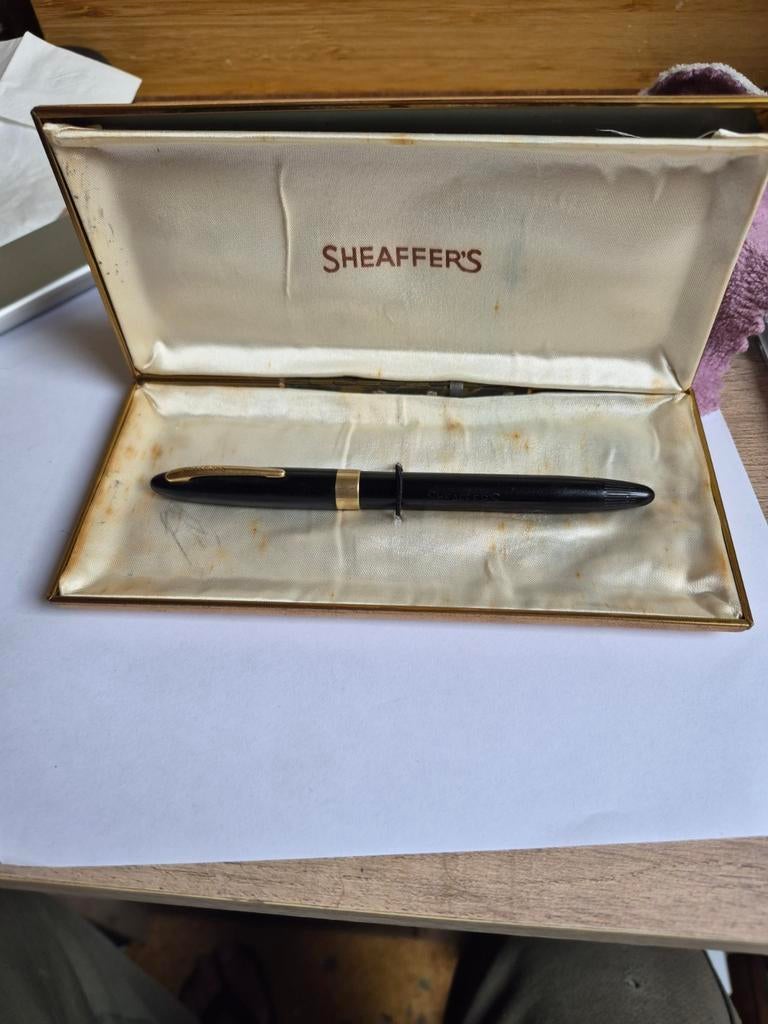 Stylo-plume Sheaffer’s Snorkel  plume or massif 14k 585, Enlèvement ou Envoi, Stylo, Sheaffer