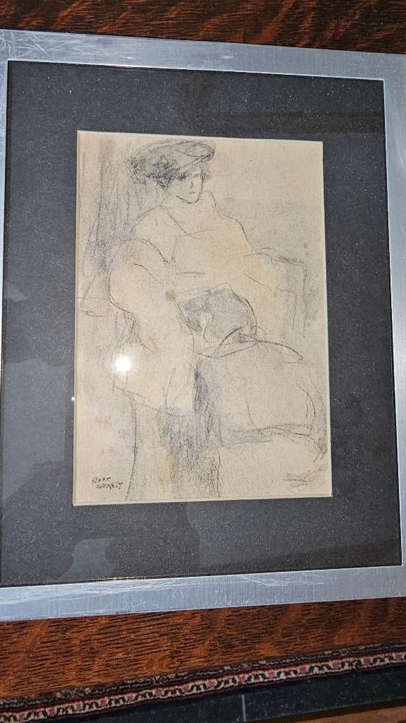 Isaac Israëls  Uniek werk  Tekening op papier, Ophalen